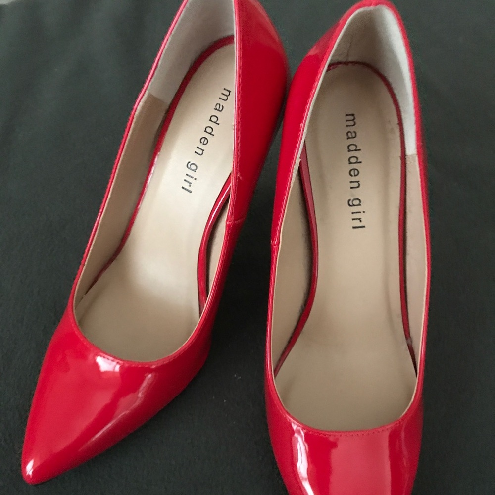 Madden girl red stiletto pumps - Picture 4 of 4